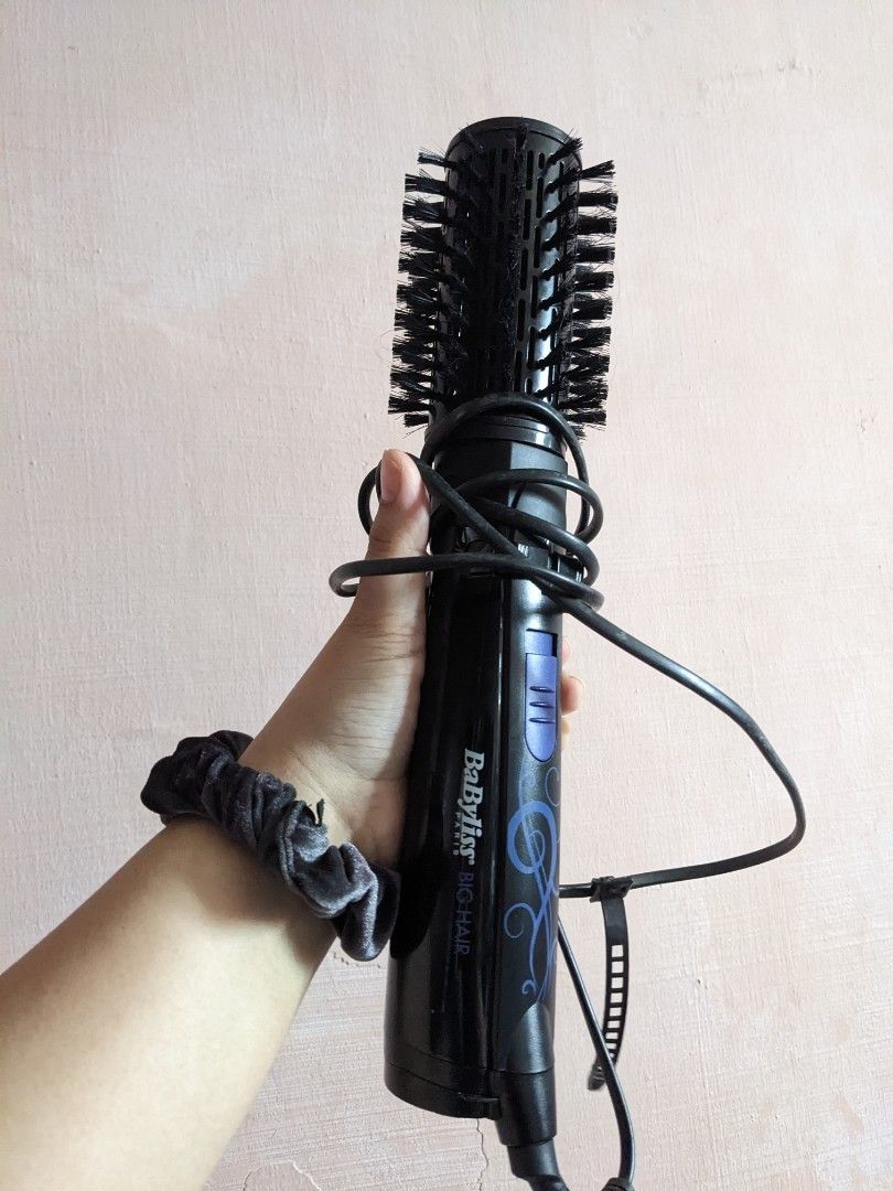 Babyliss big hair rotating hot air styling brush, Beauty & Personal ...