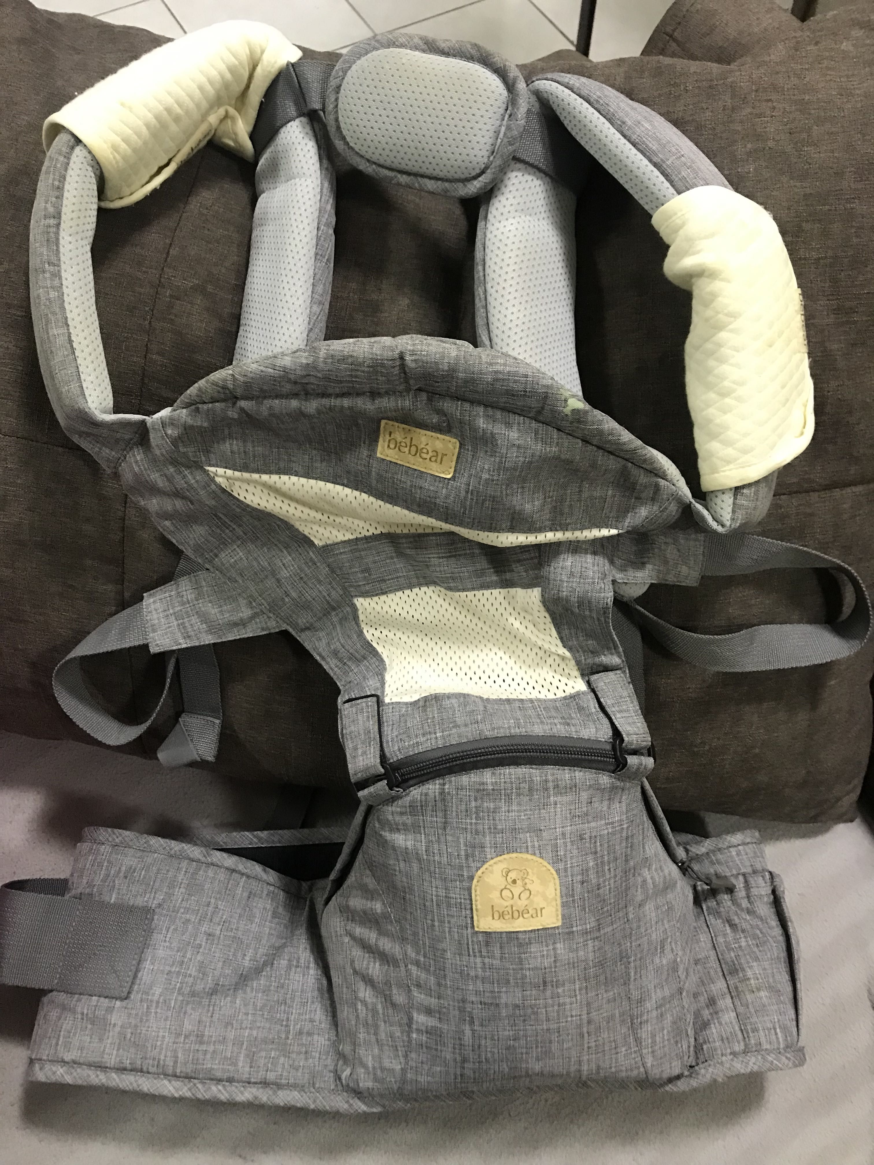 Bebear Adjustable Baby Carrier with Foldable Heap Seat Bebear