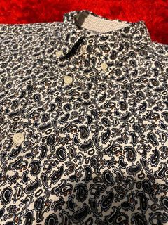 Ben Sherman Paisley Print Long Sleeve Shirt Small