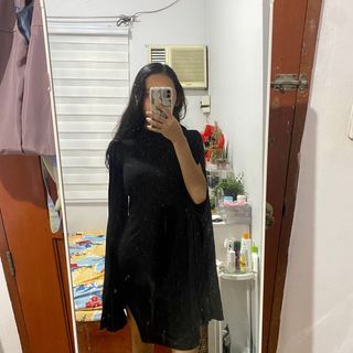 Black Kontrabida Dress
