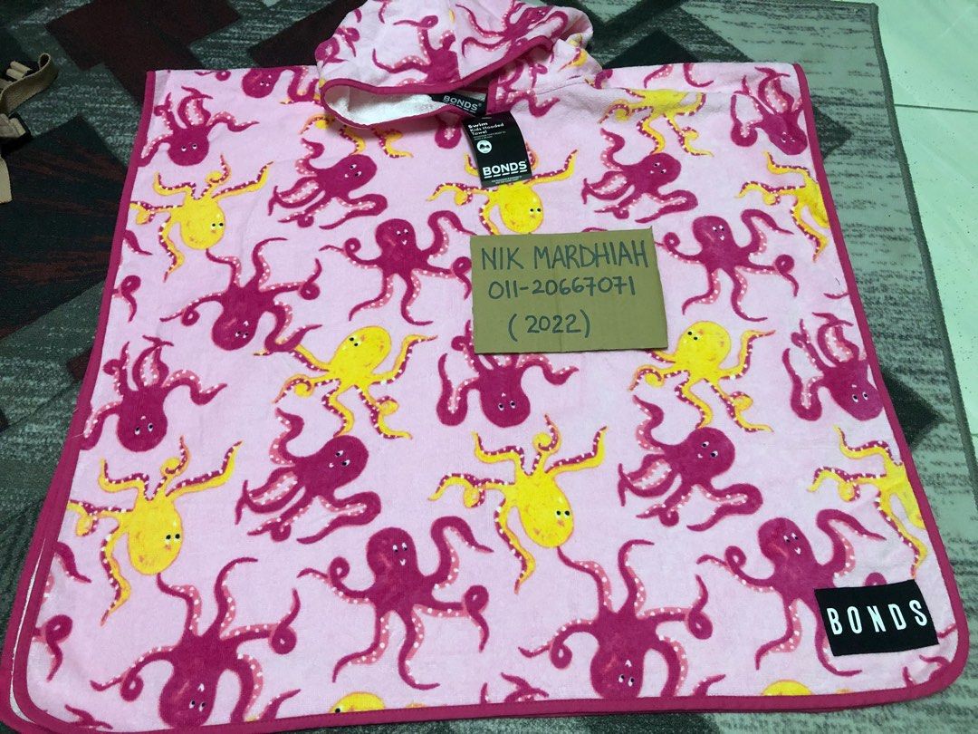 Bonds Hooded Towel BRAND NEW