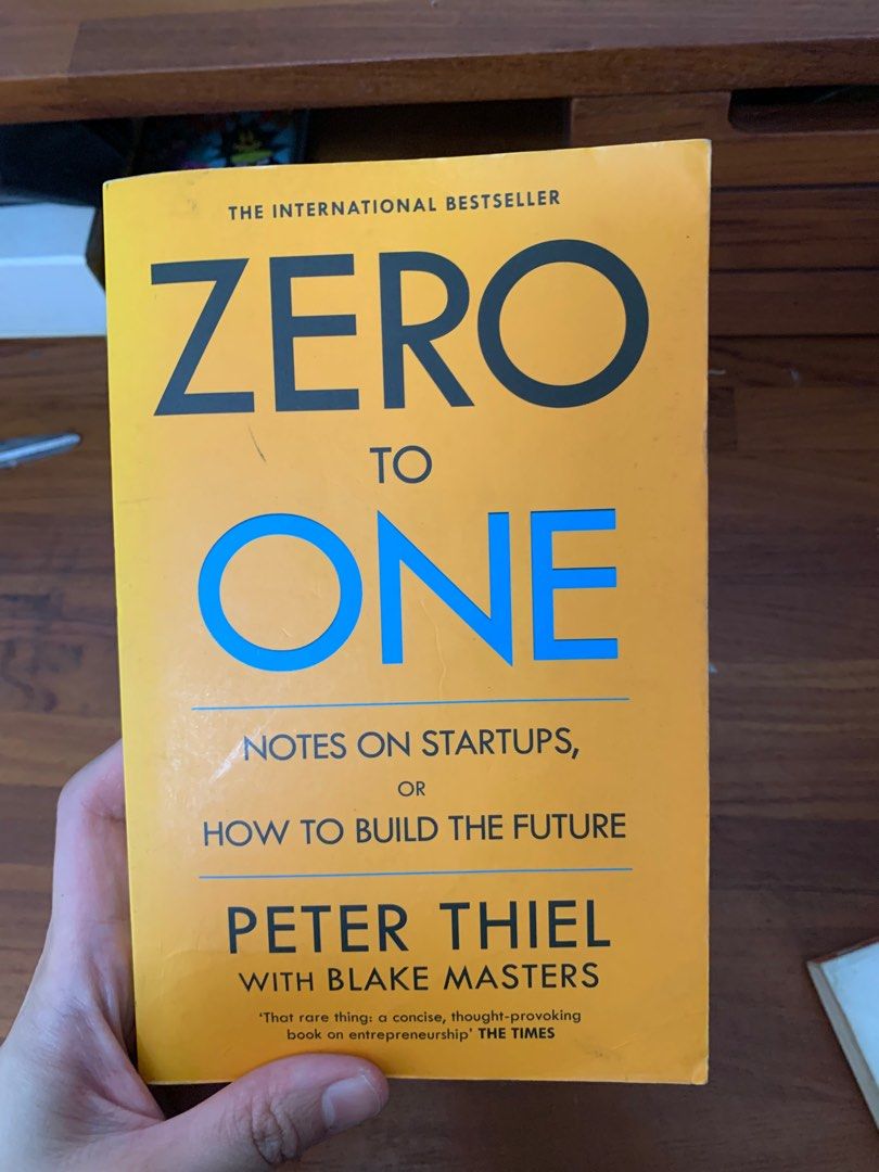 [Book] Zero To One, Hobbies & Toys, Books & Magazines, Fiction & Non