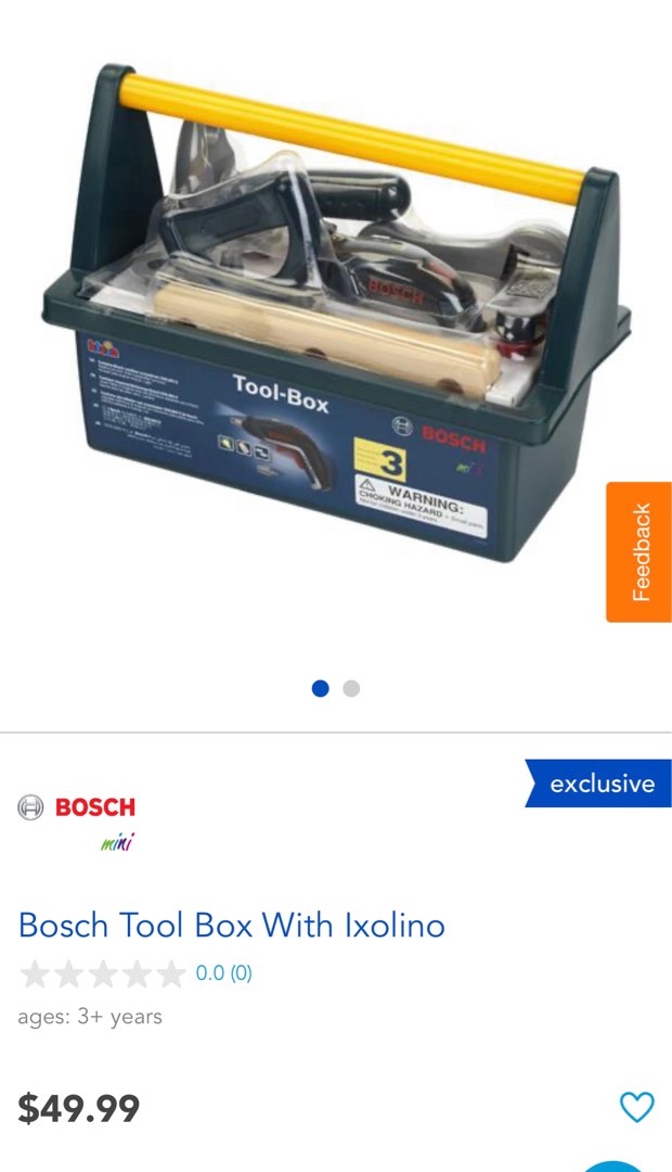 Bosch Tool Box With Ixolino, Hobbies & Toys, Toys & Games on Carousell