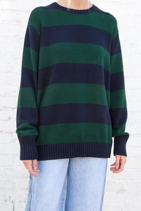brandy melville stripped brianna sweater, Women's Fashion, Tops,  Longsleeves on Carousell