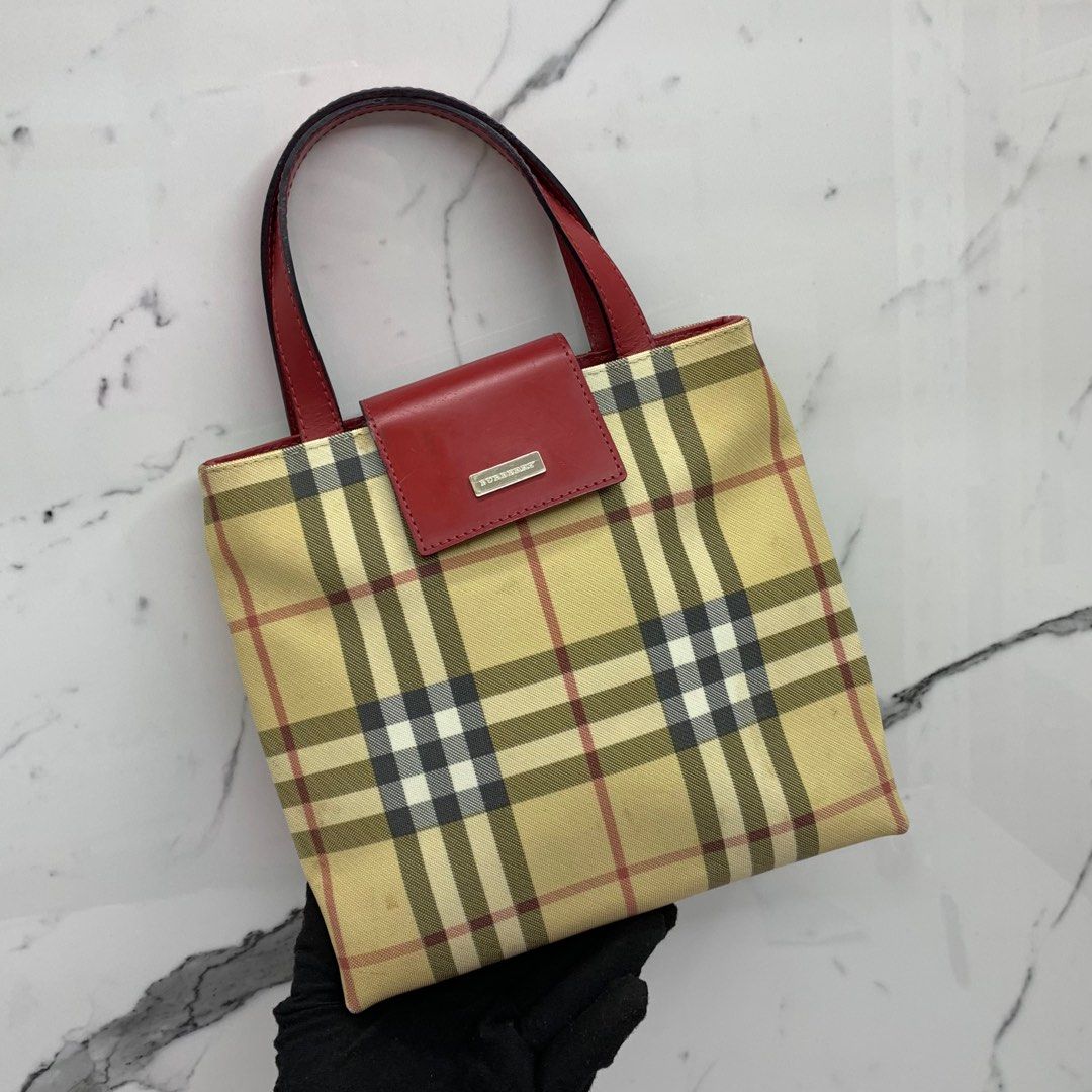 Burberry Speedy Bag, Women's Fashion, Bags & Wallets, Tote Bags on Carousell