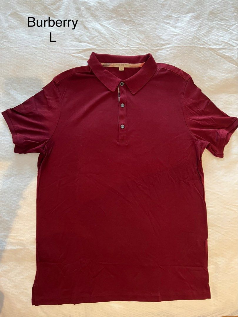burberry golf shirt
