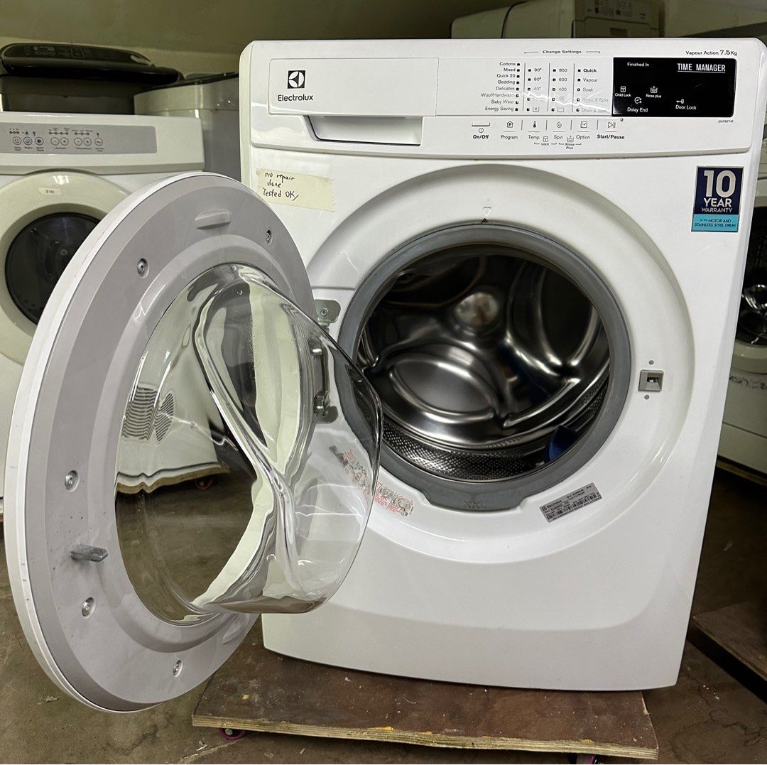 BUY NOW! ELECTROLUX 7.5kg Front Load Washer EWF85743, TV & Home
