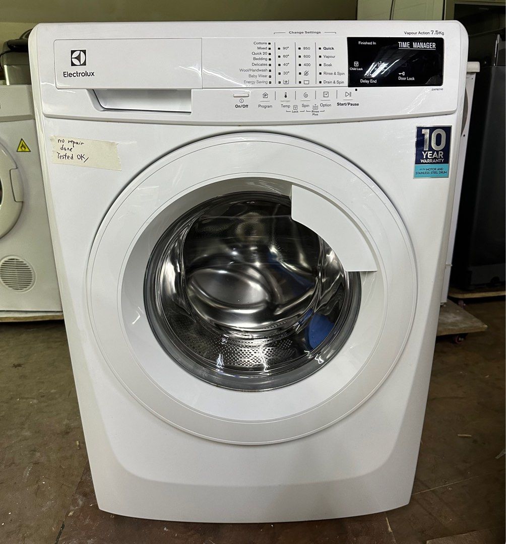 BUY NOW! ELECTROLUX 7.5kg Front Load Washer EWF85743, TV & Home