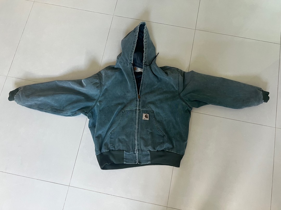 Carhartt jacket hooded Men s Fashion Coats Jackets and