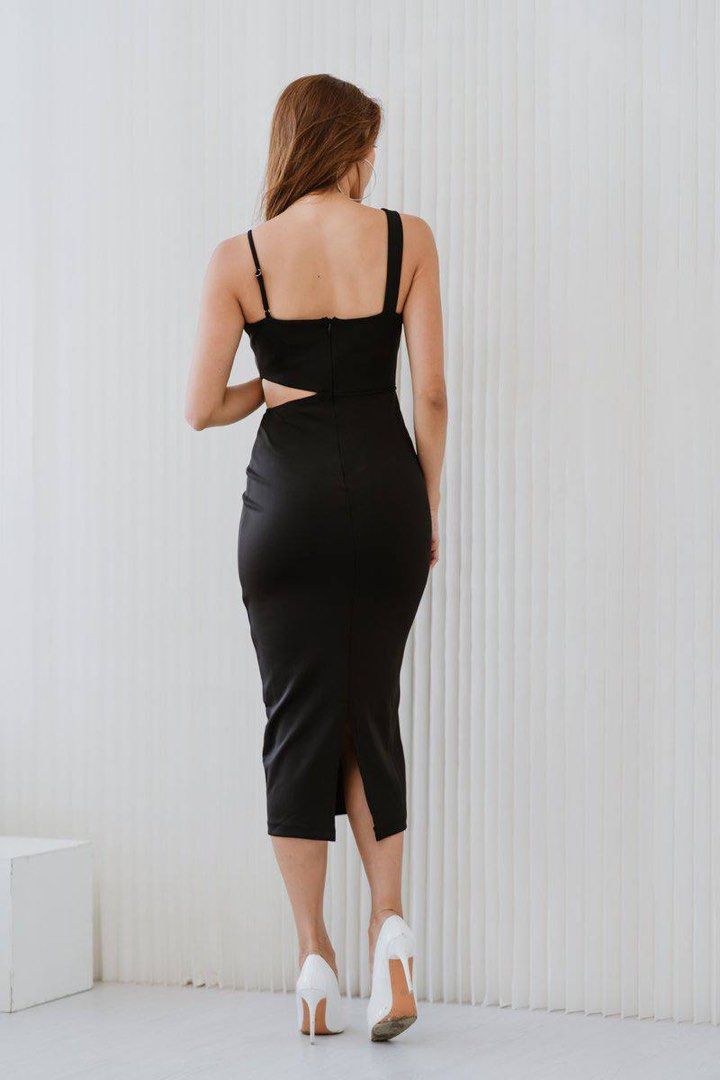 Emery scoop back dress shop