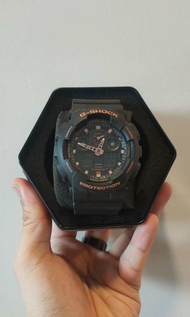 Casio G Shock GA 100GBX 1A4DR Special Color Models Watch GA100GBX