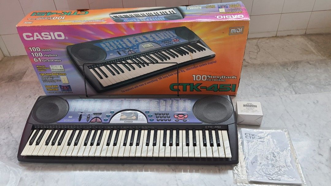 Casio Keyboard CTK451, Hobbies & Toys, Music & Media, Musical