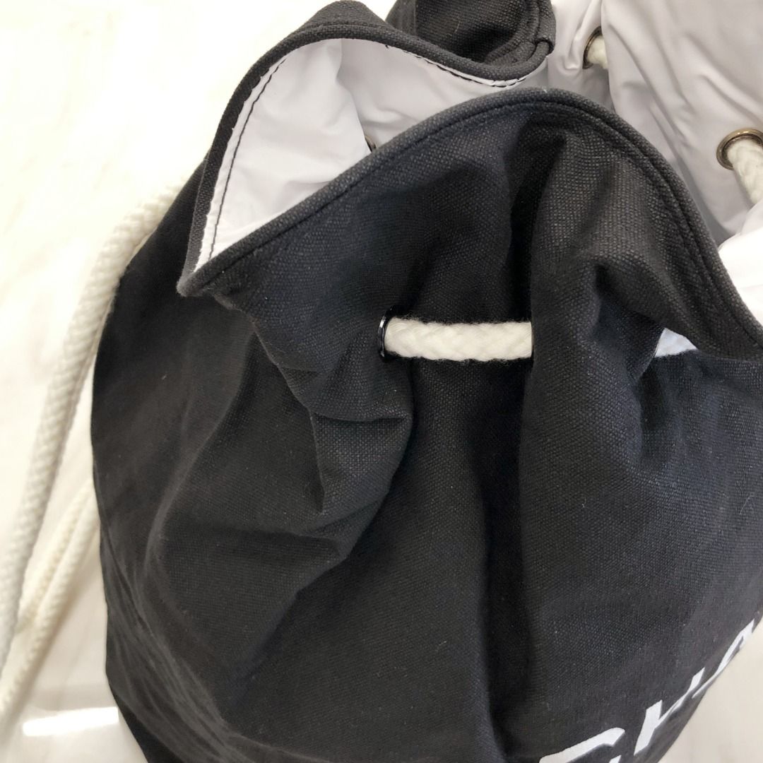 canvas chanel backpack bag