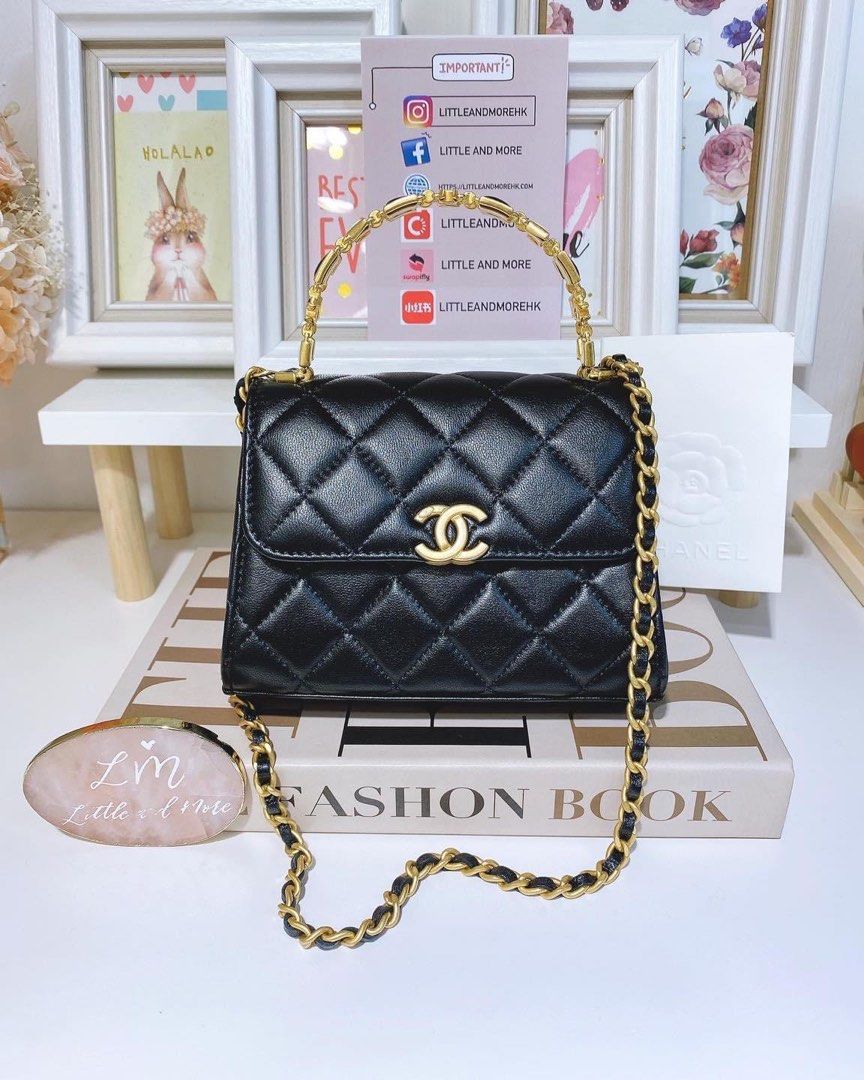Chanel Mini Kelly Bag, 女裝, 手袋及銀包, 單肩包- Carousell