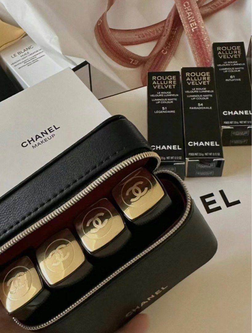 CHANEL, Makeup, Chanel Rouge Allure Velvet Lipstick Set