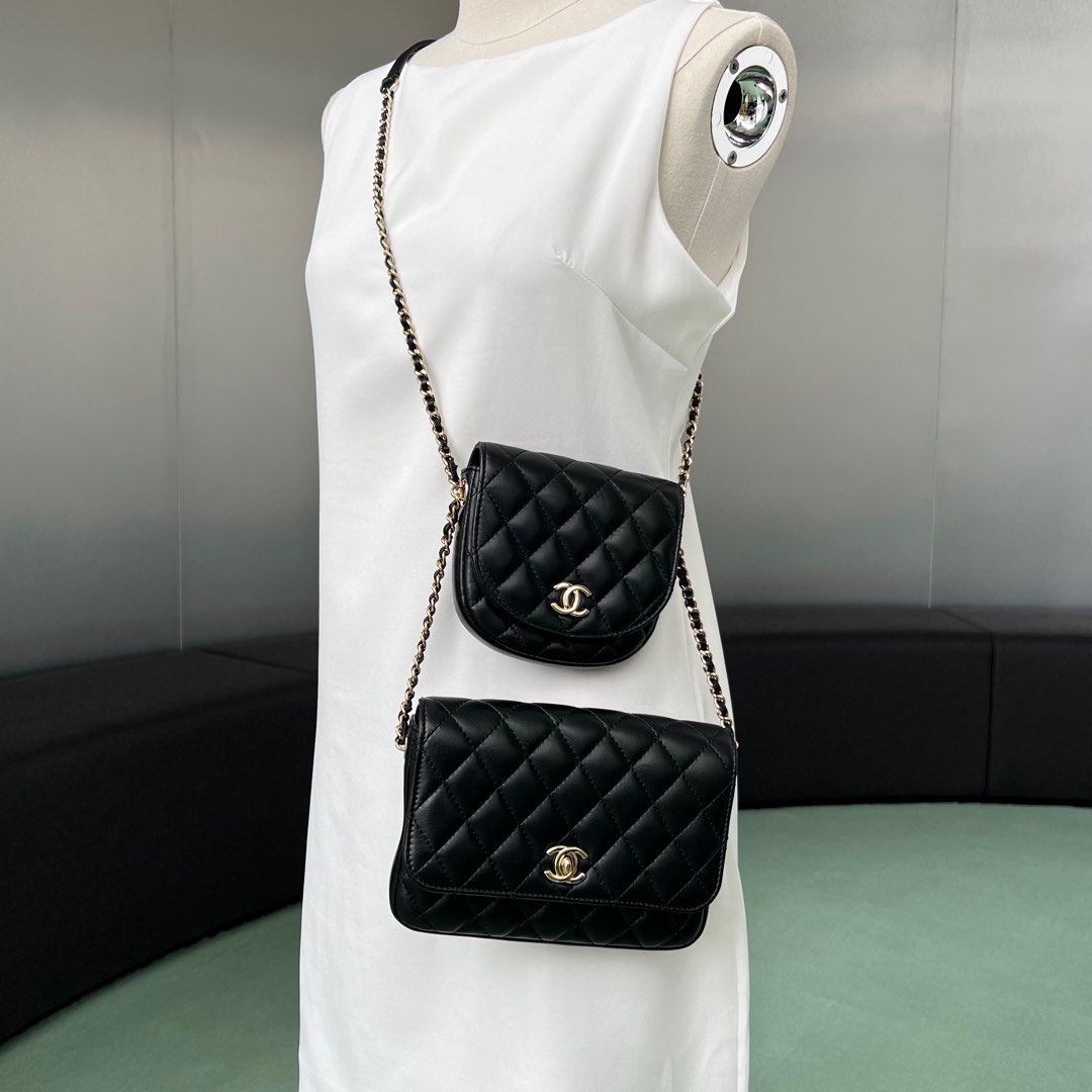 Chanel Side Pack Flap Sling, Luxury, Bags & Wallets on Carousell