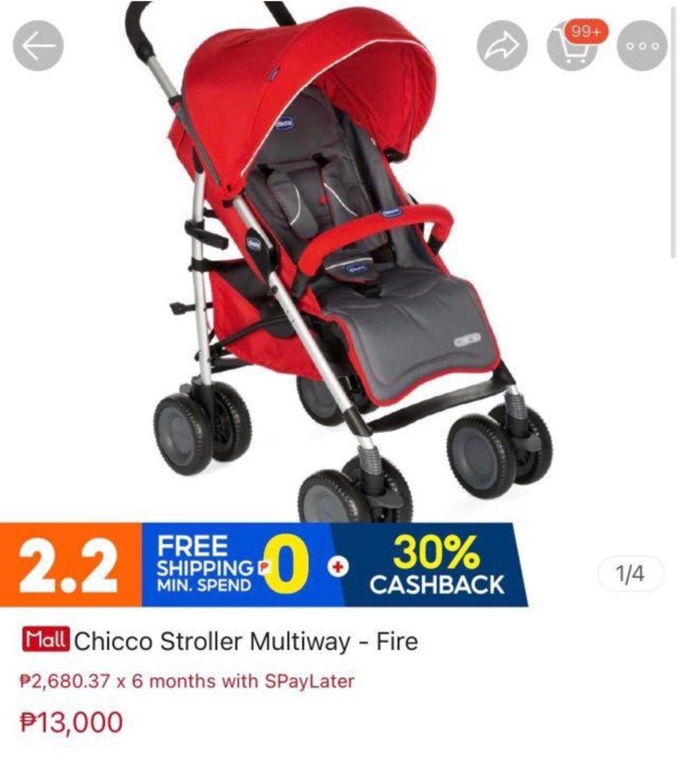 Chicco Stroller Multiway Heavy Duty, Babies & Kids, Going Out