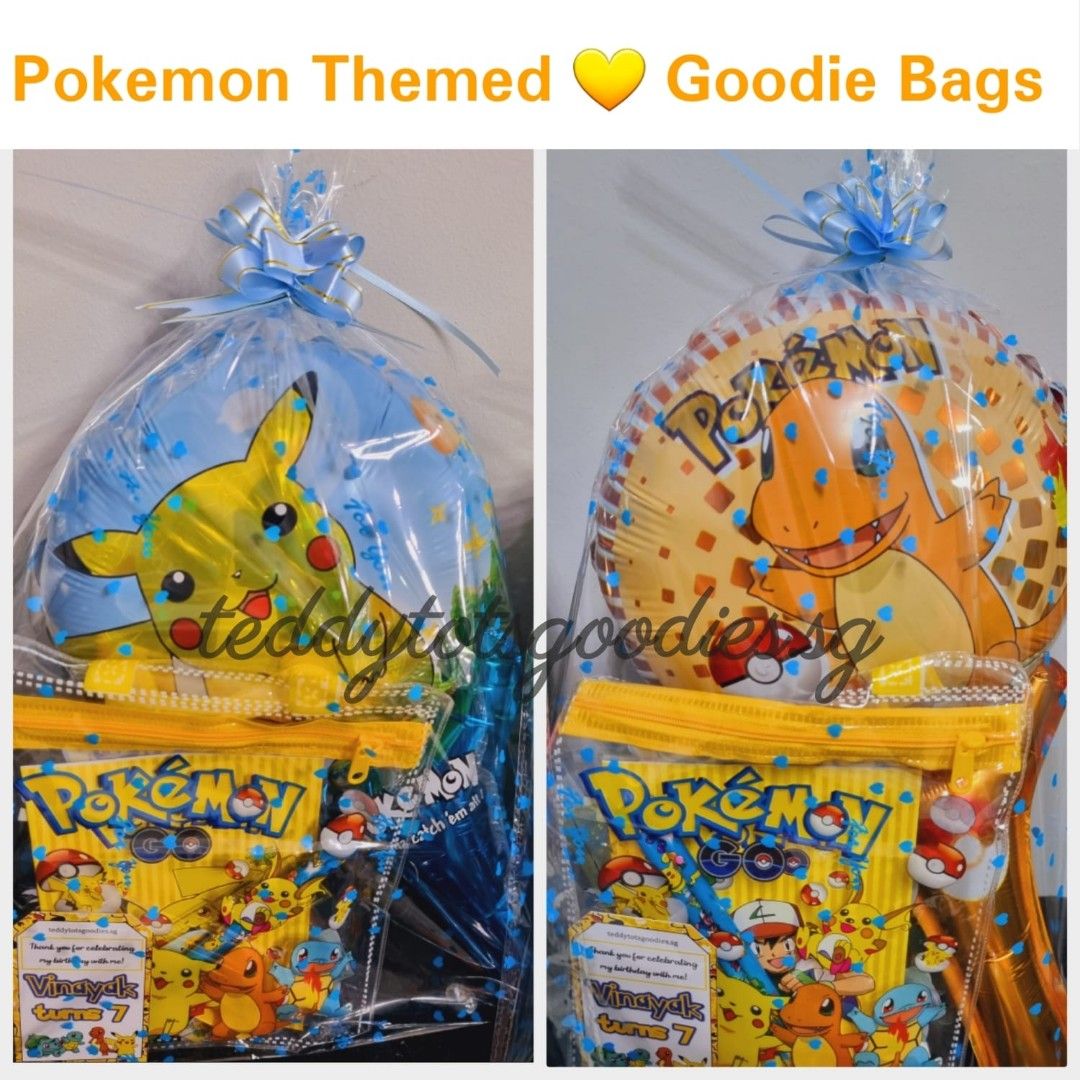 Instocks Children Goodie Bags Pokemon Themed 💛 Kids Birthday Party Gifts  Party Favors Pikachu, Hobbies & Toys, Toys & Games On Carousell