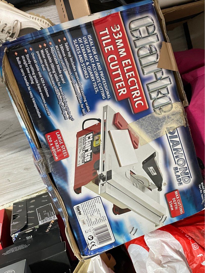 Clarke 33MM ELECTRIC TILE CUTTER Carousell