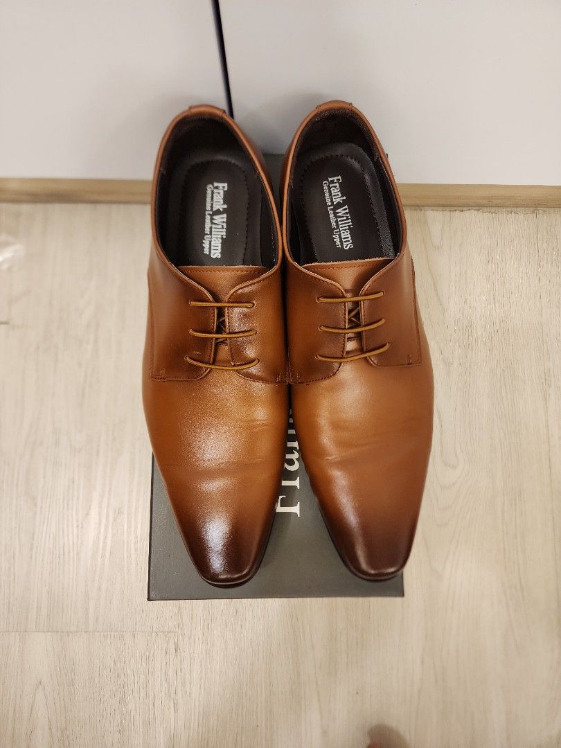 CNY CLEARANCE Frank Williams Brown Leather Shoe