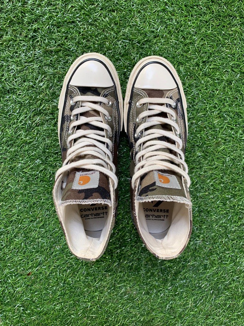 CONVERSE CARHARTT WIP X CHUCK 70 HIGH CAMO, Men's Fashion, Footwear,  Sneakers on Carousell