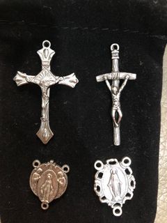 Cross and Rosary Centerpiece
