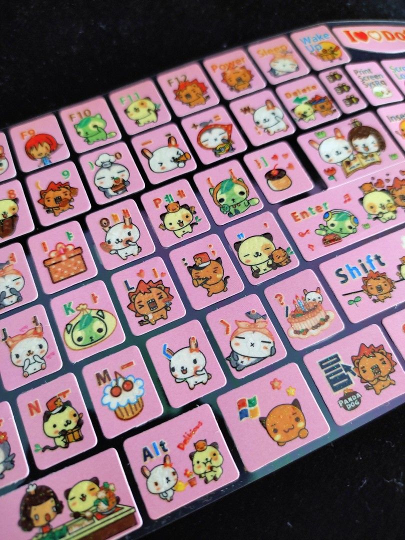 Cute Keyboard Stickers, Computers & Tech, Parts & Accessories, Computer