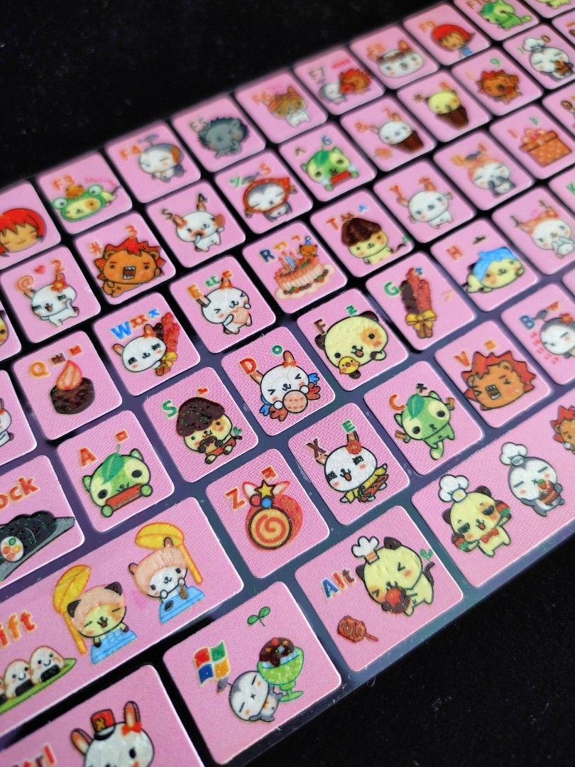 Cute Keyboard Stickers, Computers & Tech, Parts & Accessories, Computer
