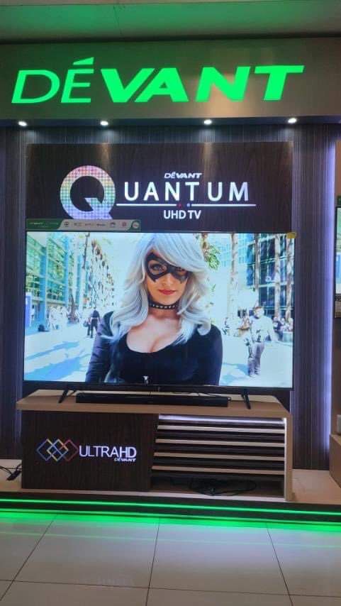 DEVANT LED SMART TV AND QUANTUM TV (Category: TV) located in Quezon City. Submitted by annys.online (Listing ID 1208413182, Image 2). Description: DEVANT LED TV SMART LED TV 32STV103-10,550 43STV103-14,900 UHD TV 43UHD204- 16,300 50UHD204- 19,200 55UHD204-21,300 65UHD204-33,300 with soundbar 75UHD204-56,400 with soundbar QUANTUM TV 50QUHV04- 24,500 with soundbar 55QUHV04-27,800 with soundbar 65QUHV04-40,400 with soundbar Brand new and sealed with