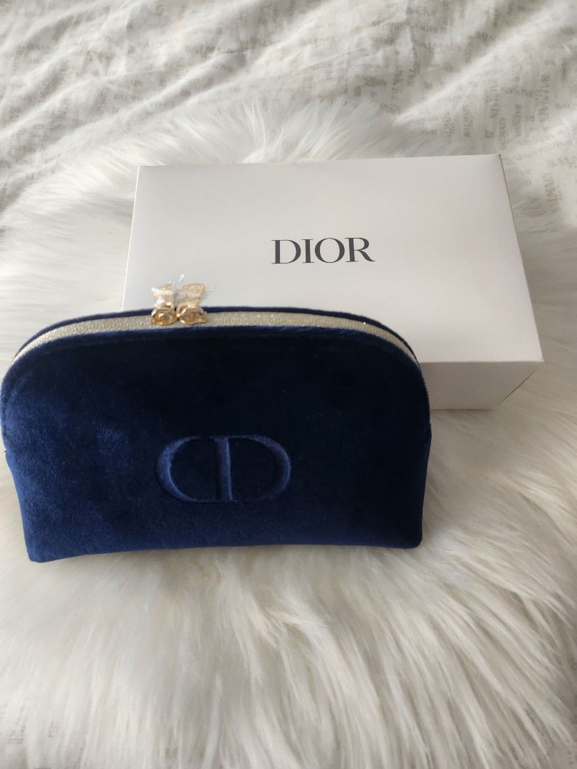 Dior cosmetics pouch, Everything Else on Carousell