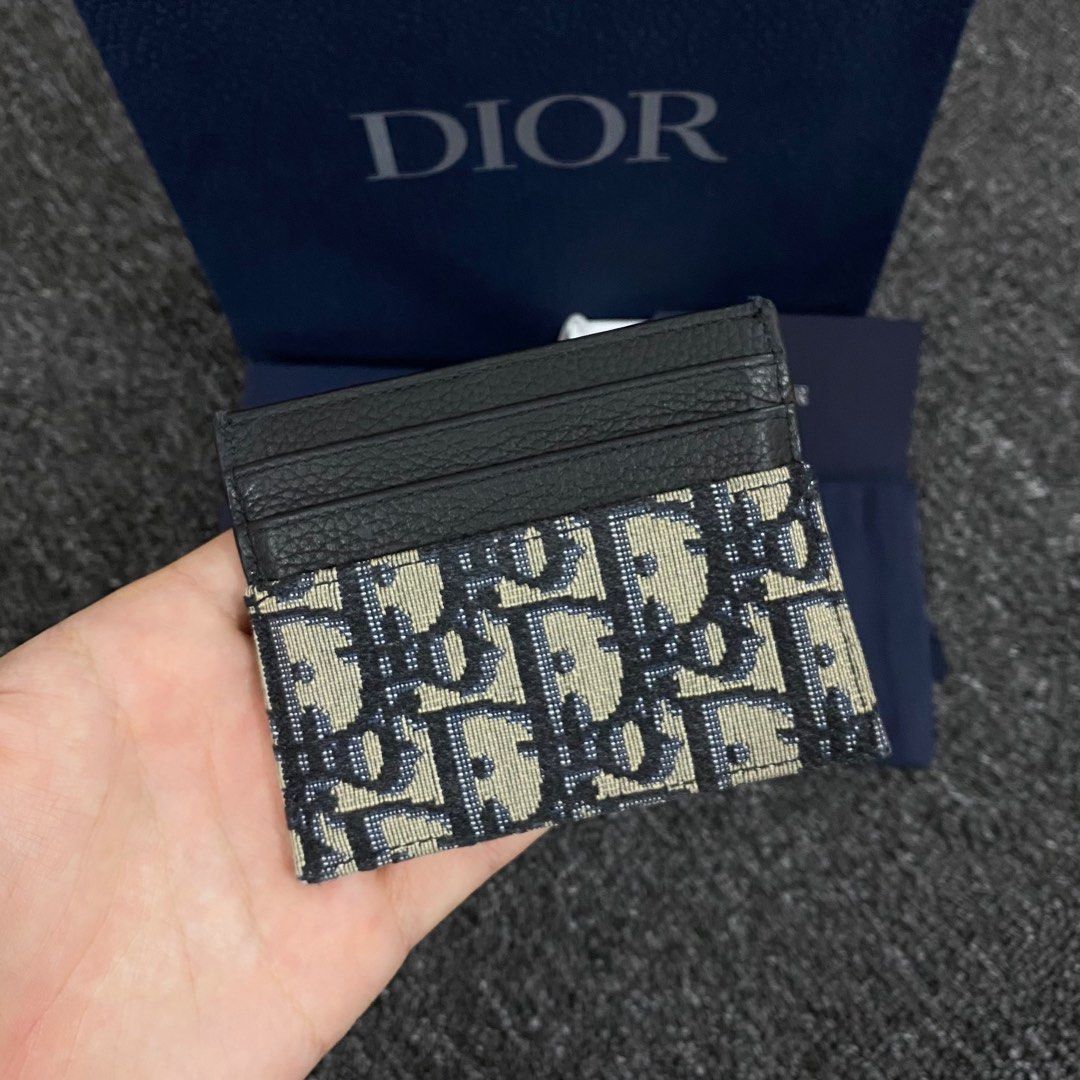 Dior Caro XS Wallet Cloud Blue Supple Cannage Calfskin  DIOR HK