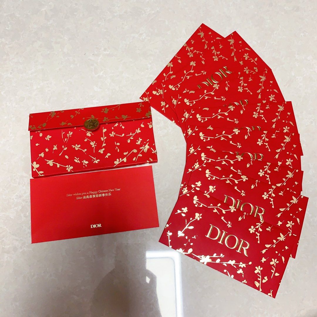 2023 Dior Lucky Money Red Lunar New Year Envelopes set Of 2 Not Include Red  Card