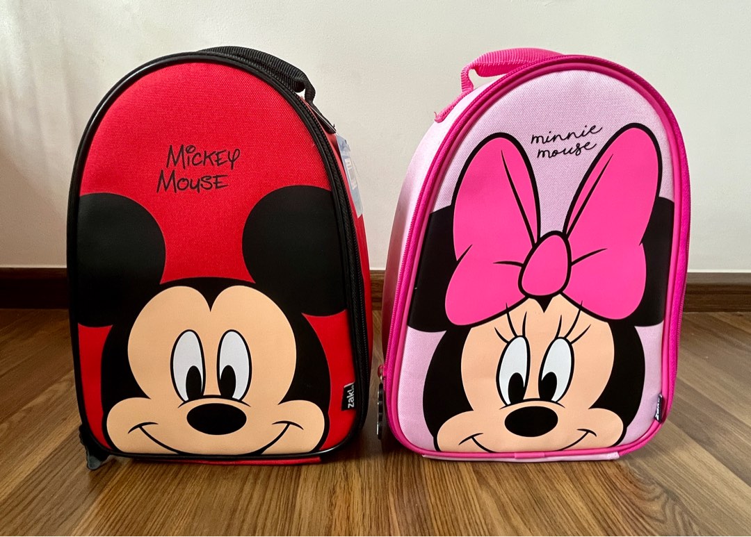 Disney Zak Insulated Lunch Bag Mickey Minnie Mouse Hobbies