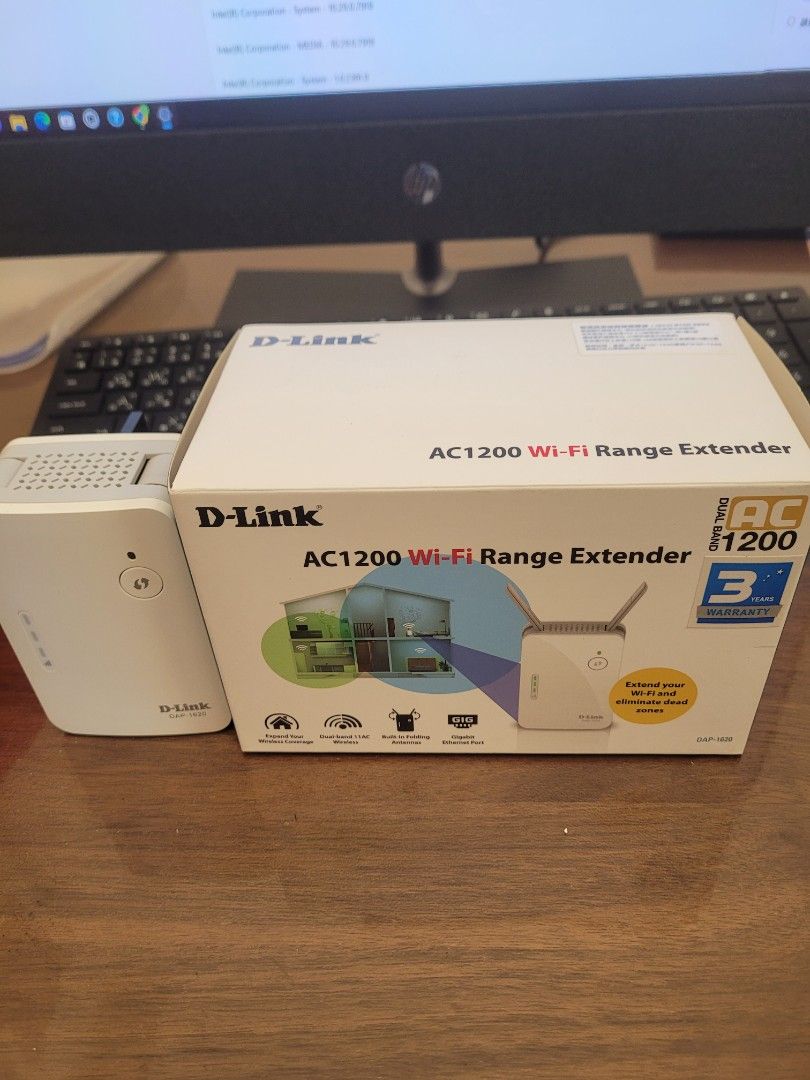 Curated visual reference: Picture Idea: Dlink Ac1200 WiFi Range Extender 訊號延伸器 電腦 科技 電腦周邊及配件 Wifi及上網相關產品