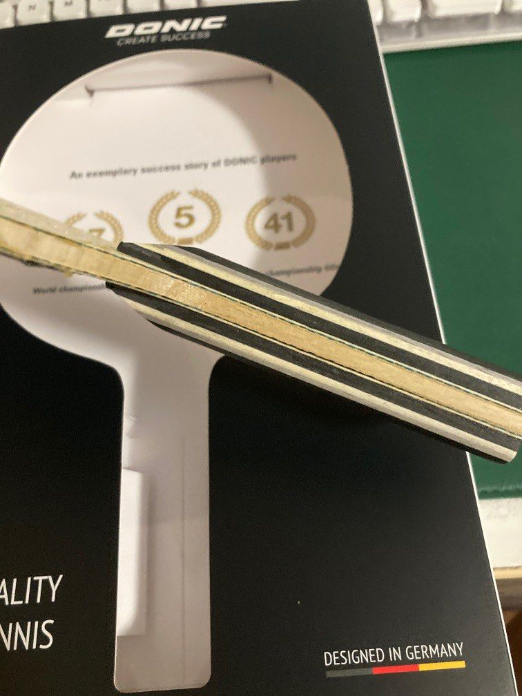 Donic skachkov carbon, Sports Equipment, Sports & Games, Racket & Ball ...