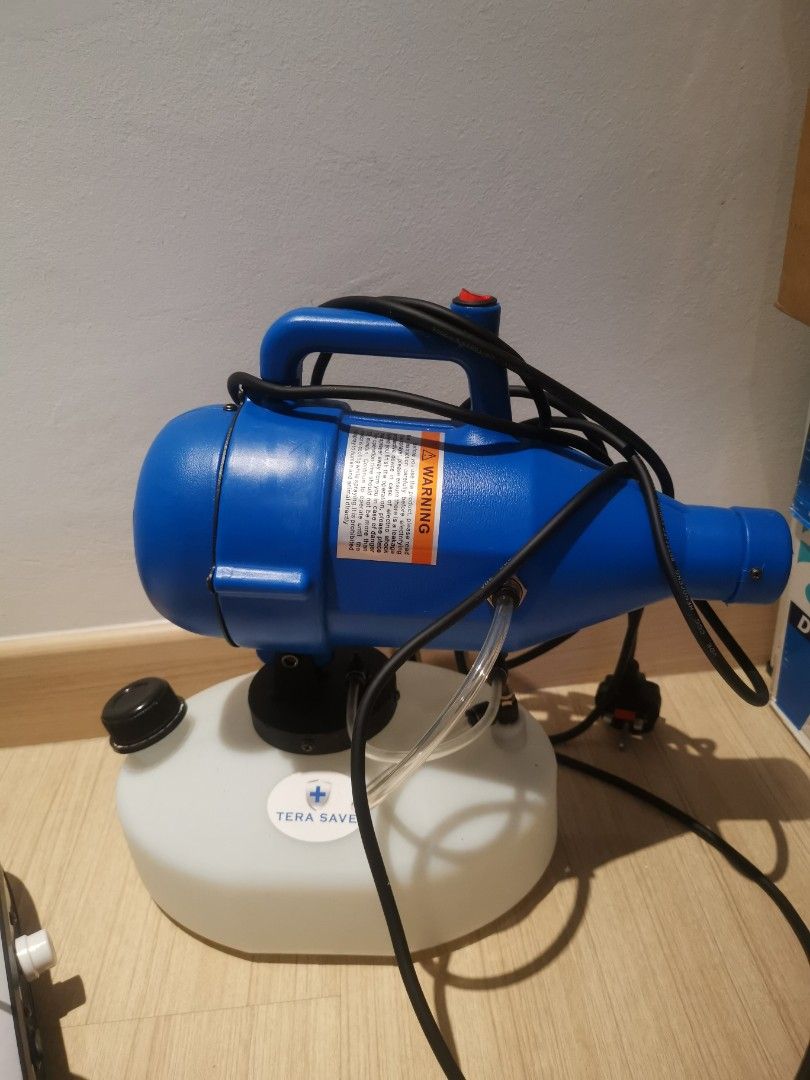 Electric disinfectant sprayer, fogging machine together with 4 new