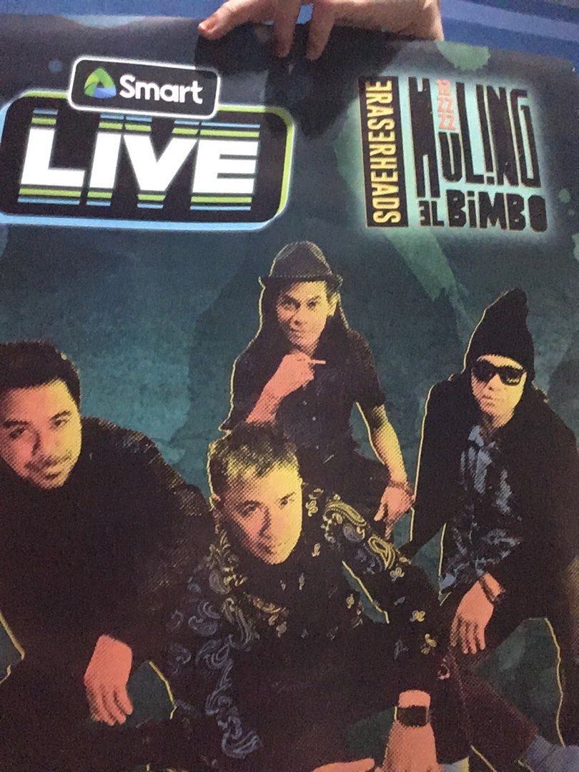 ERASERHEADS Poster from Smart Live (Category: Vinyls) located in Mabalacat. Submitted by whowannashoppe (Listing ID 1208445534, Image 1). Description: HULING EL BIMBO Memorabilia ERASERHEADS SMART LIVE POSTER (Sitting Pose)) P2,200 + SF LAST PRICE POSTED. 24” x 18” 👍🏻 in excellent condition 👍🏻 guaranteed original (I got this from Smart Live Booth) OPEN FOR TRADE to HEB Official Poster. Yung ganun sa nakadisplay sa SM Malls. No to reprint/repr