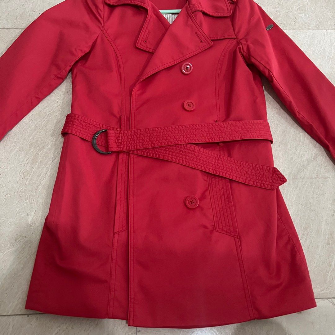 Esprit Red Trench Coat