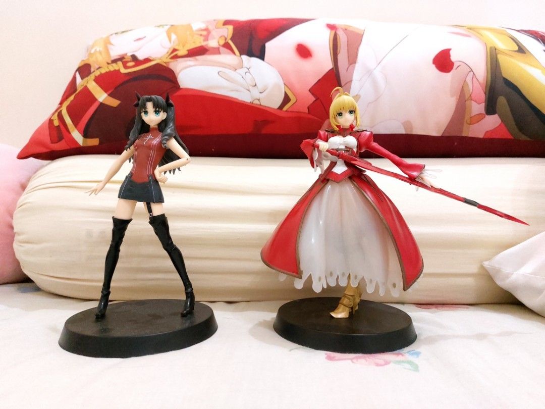 Fate/EXTRA Last Encore Anime Figures + Pillow, Hobbies & Toys, Collectibles  & Memorabilia, Fan Merchandise on Carousell