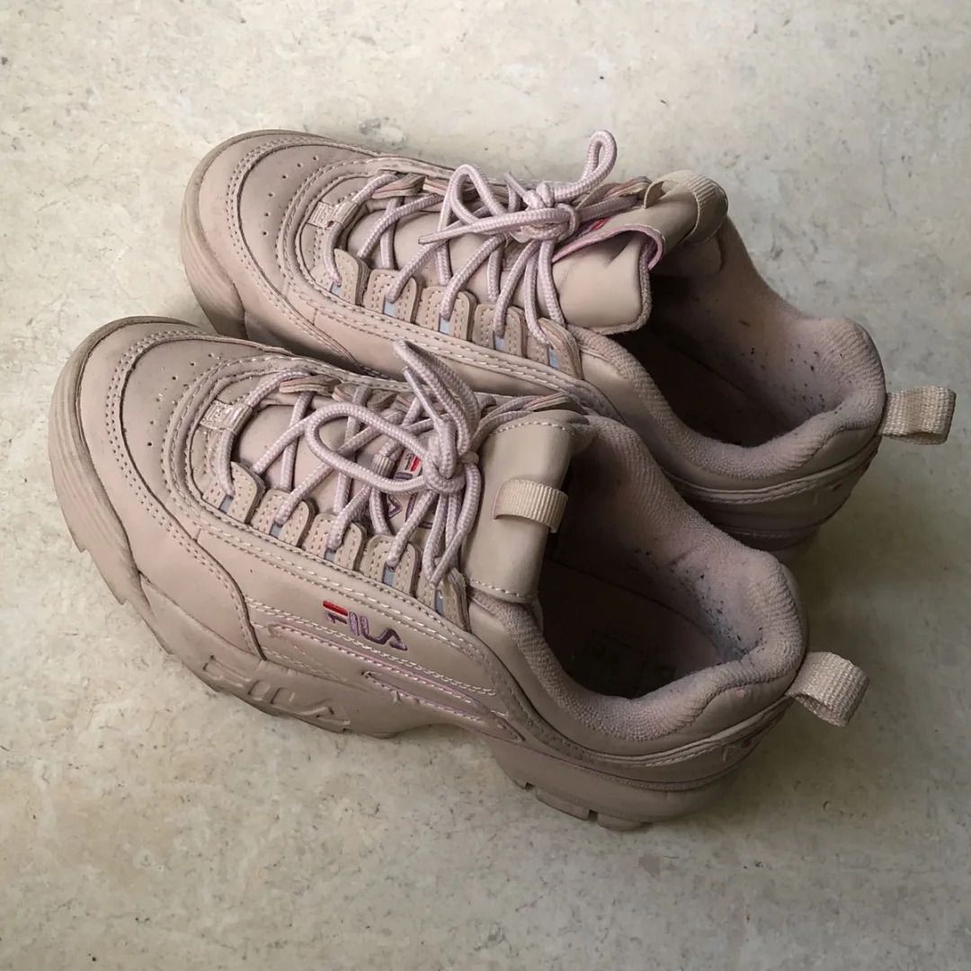 Fila dusty pink disruptor clearance