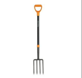 Fiskars Fiberglass Gardening Fork (D-handle) 42 1/4", Heavy Duty | Imported