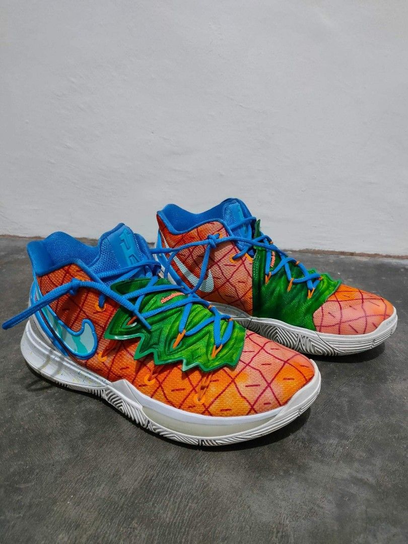 Kyrie 5 Spongebob Pineapple house For SALE Men s Fashion