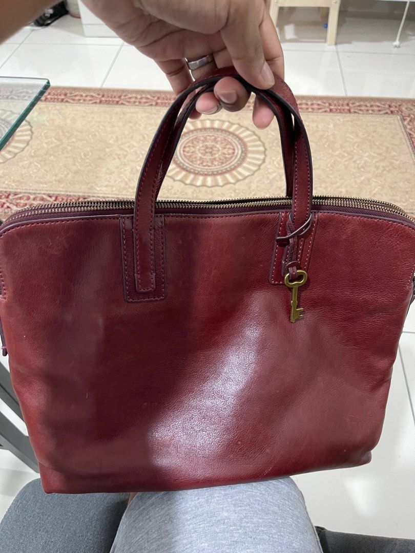 Fossil emma laptop online bag