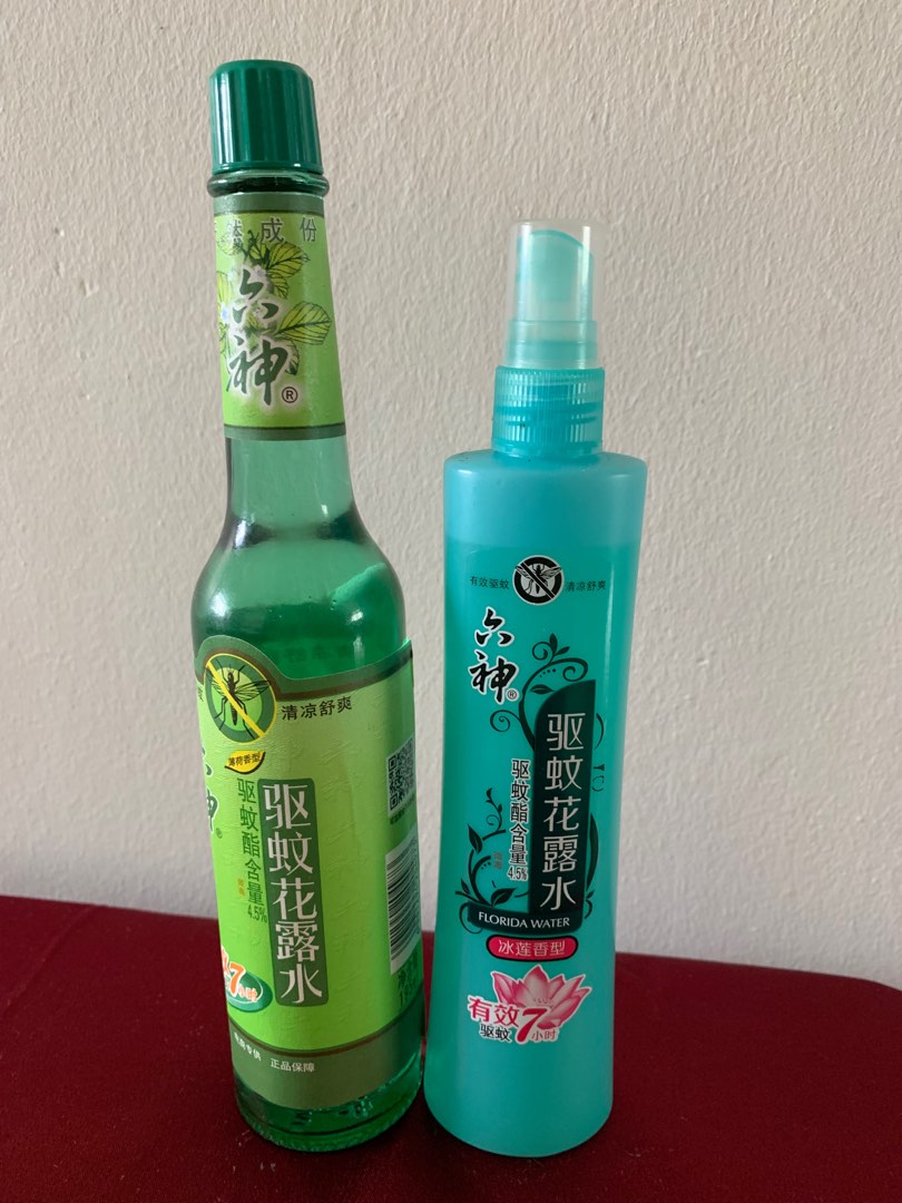 fragrant Mosquito Florida Water 2 bottles 六神驱蚊花露水, Beauty & Personal Care,  Fragrance & Deodorants on Carousell