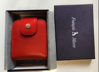 Francois Marot Leather Lipstick Case 雙唇膏盒