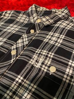 Fred Perry Flannel Check Shirt Small