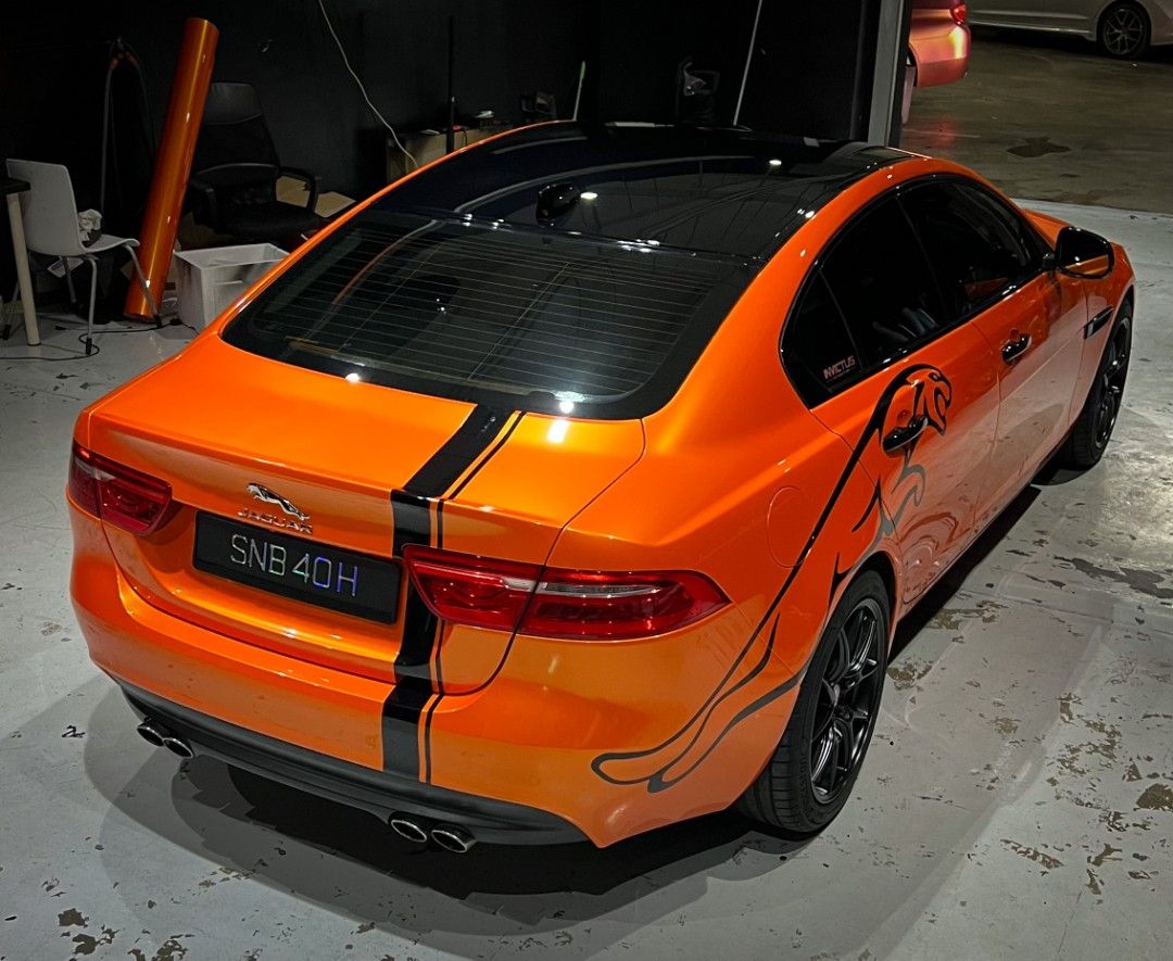 FULL BODY WRAP & CUSTOM DECAL JAGUAR XE, Car Accessories, Car