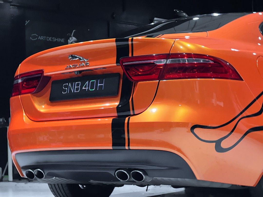 FULL BODY WRAP & CUSTOM DECAL JAGUAR XE, Car Accessories, Car