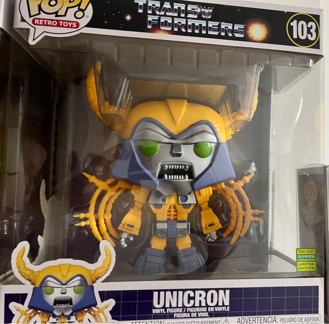 Funko POP Transformers Unicron SDCC 2022 Exclusive, Hobbies & Toys