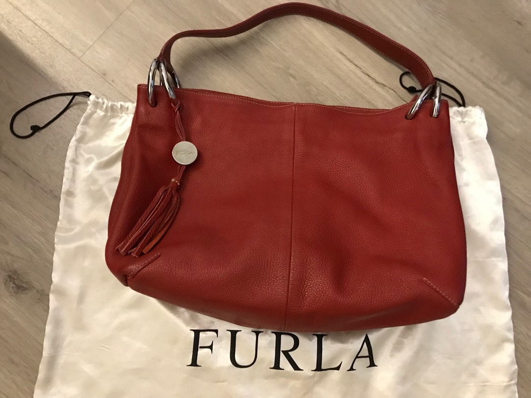 Furla tan deals bag